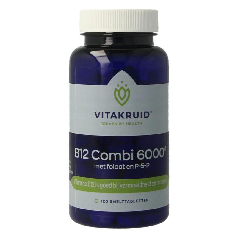 Vitakruid Vitakruid B12 Combi 6.000 met Actief Folaat - 120stb
