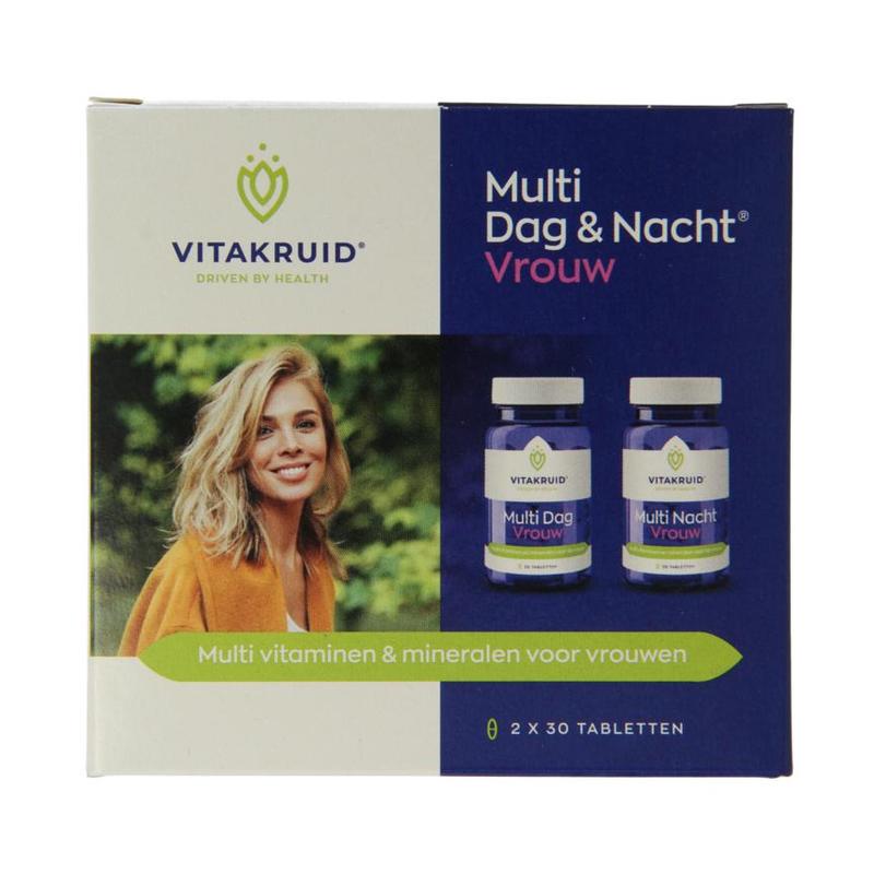 Vitakruid Vitakruid Multi Dag & Nacht Vrouw 100% Vegan - 60tb