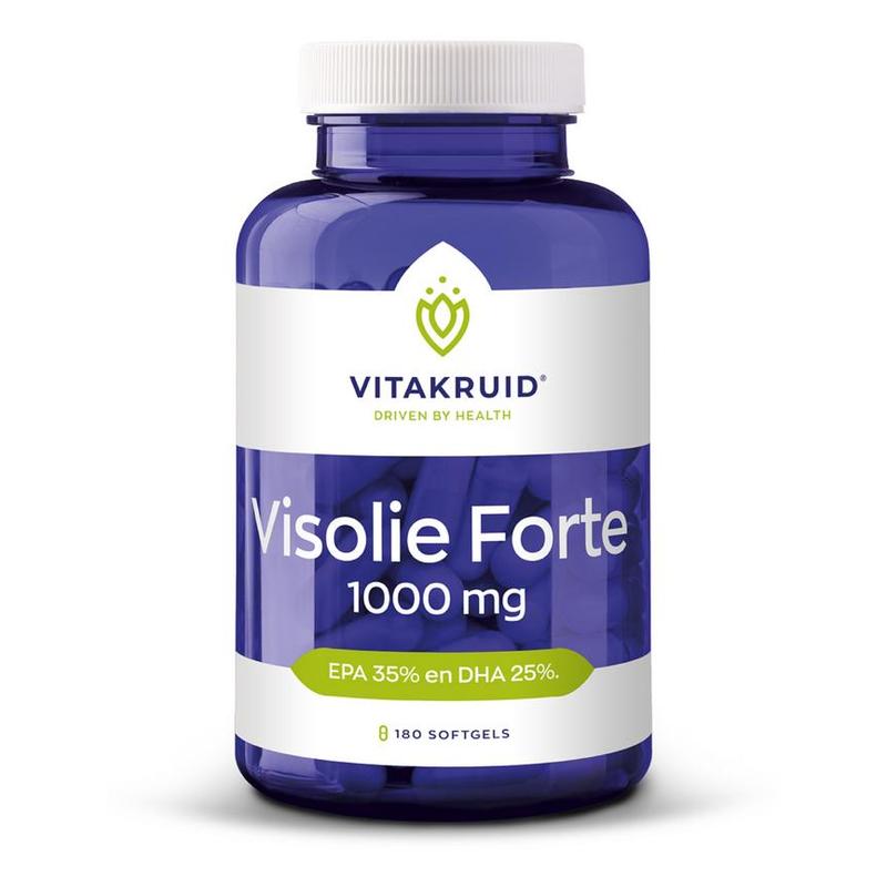 Vitakruid Vitakruid Visolie Forte 1000mg EPA 35% DHA 25% - 180sft