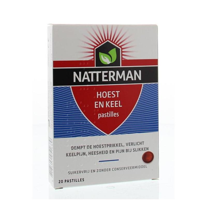 Natterman Natterman Hoest En Keel Pastilles - 20st