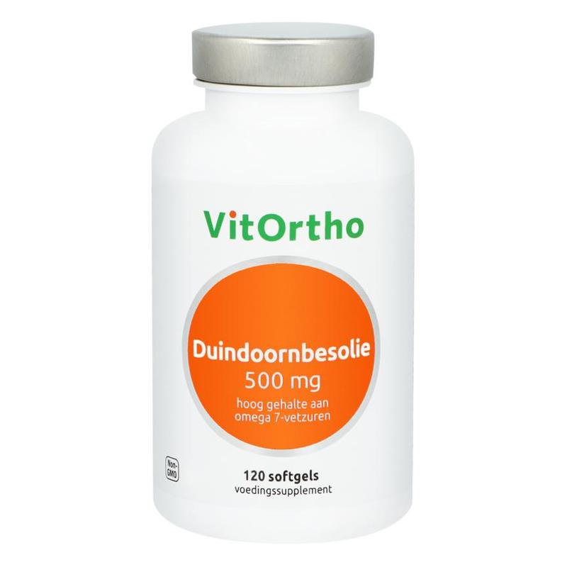 Vitortho VitOrtho Duindoornbesolie 500mg 120softgels - 120sft