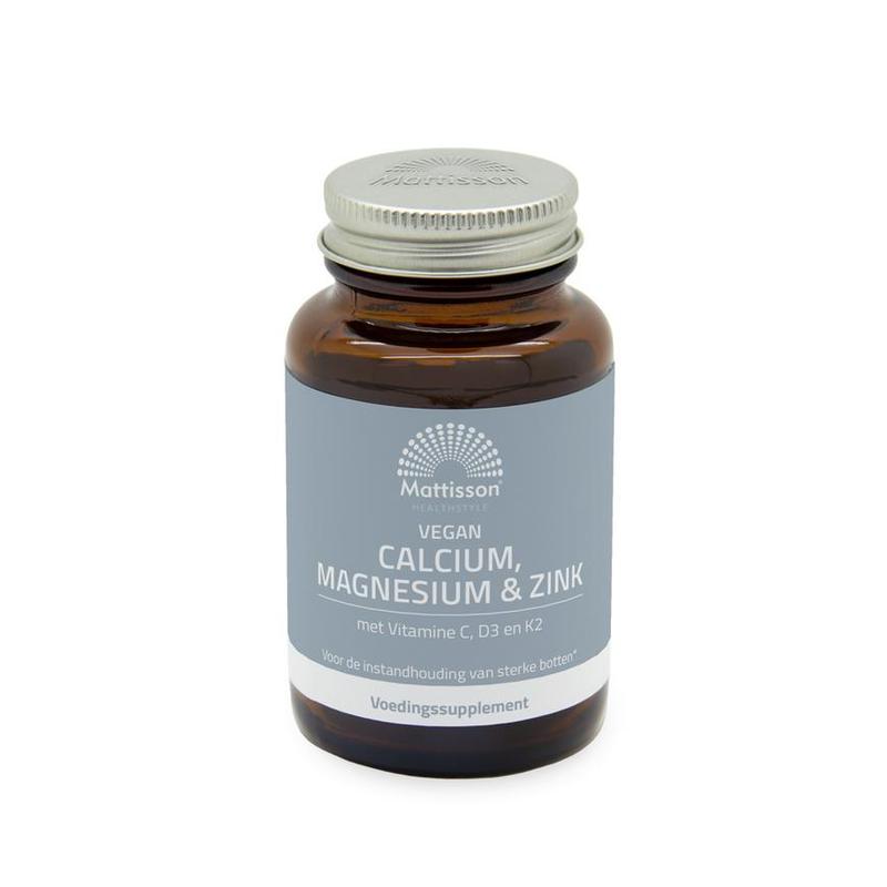 Mattisson Mattisson Calcium, Magnesium & Zink Vegan - 90tb