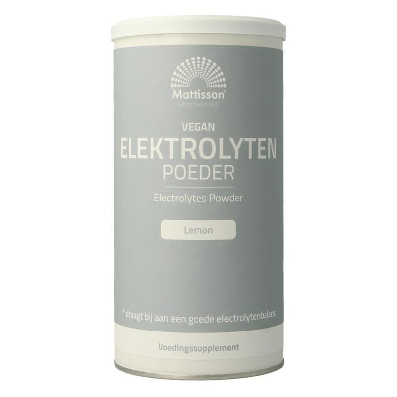 Mattisson Mattisson Elektrolyten Poeder Lemon Vegan - 300gr