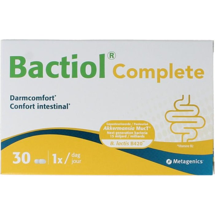 Metagenics Metagenics Bactiol Complete NF 30CAPS - 30cp
