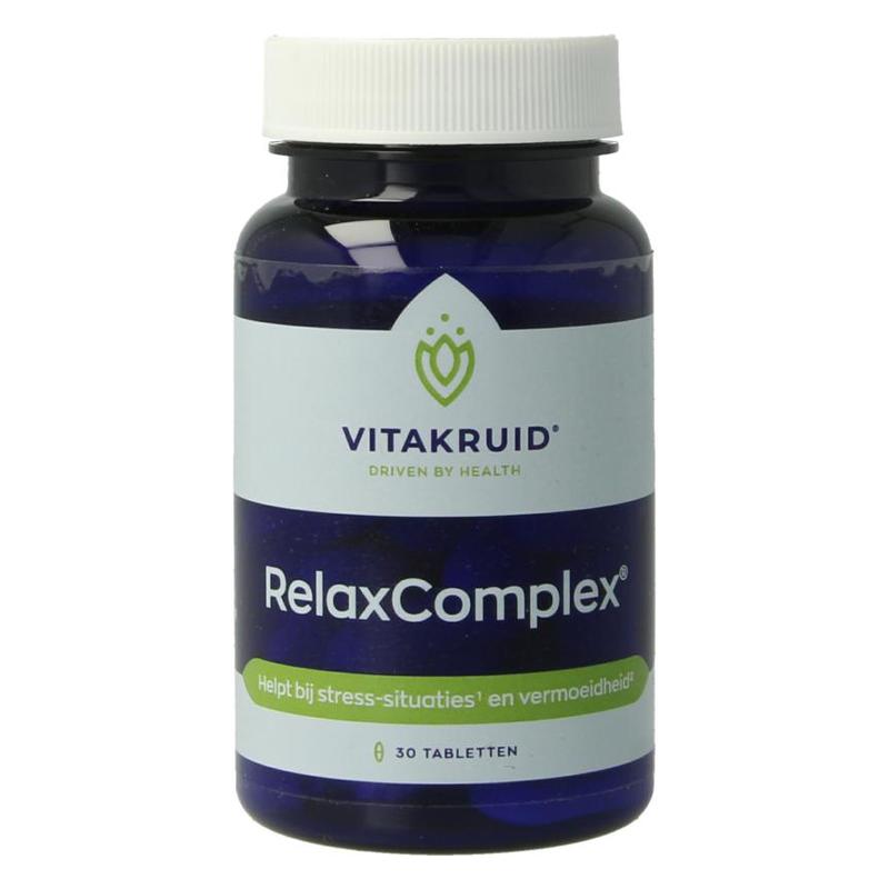 Vitakruid Vitakruid RelaxComplex oa Magnesium Tauraat & D3 - 30tb