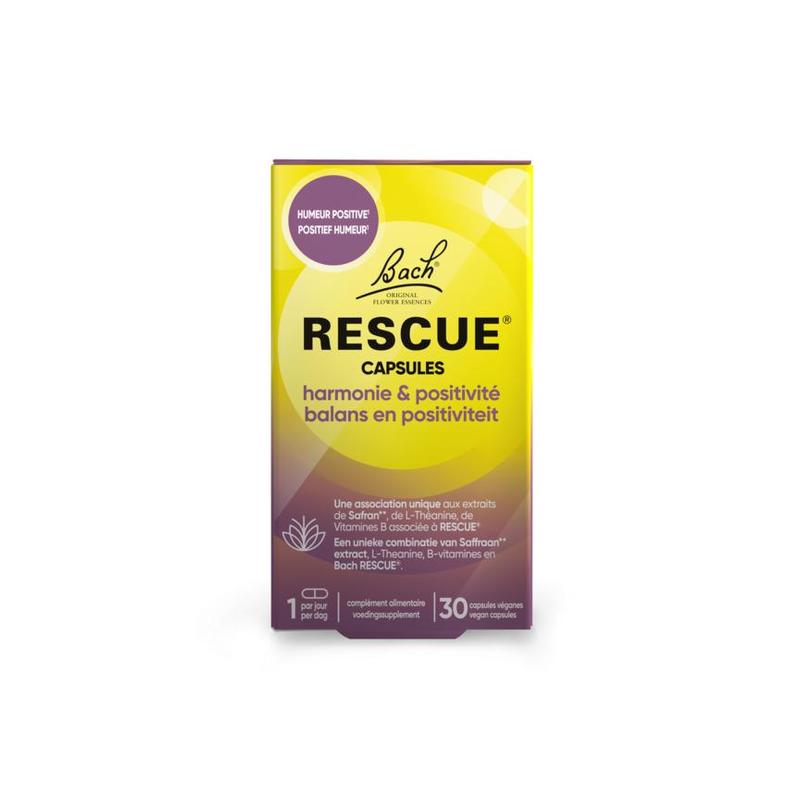 Bach rescue BACH RESCUE Balans & positiviteit capsules - 30cp