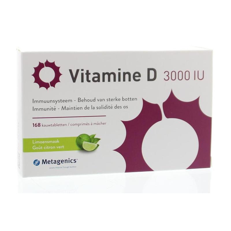 Metagenics Metagenics Vitamine D 3000IU NF 168KTABL - 168tb