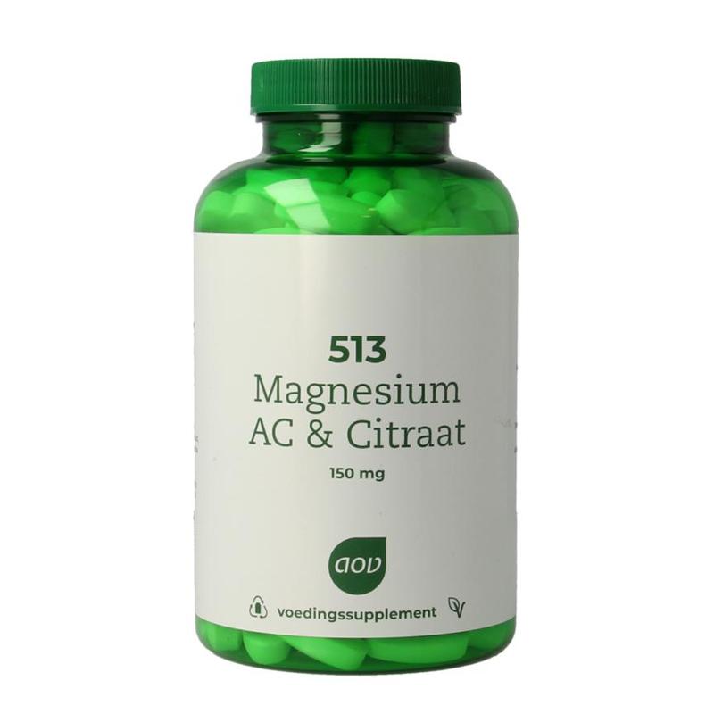 Aov AOV 513 Magnesium AC & Citraat 150 mg - 180tb