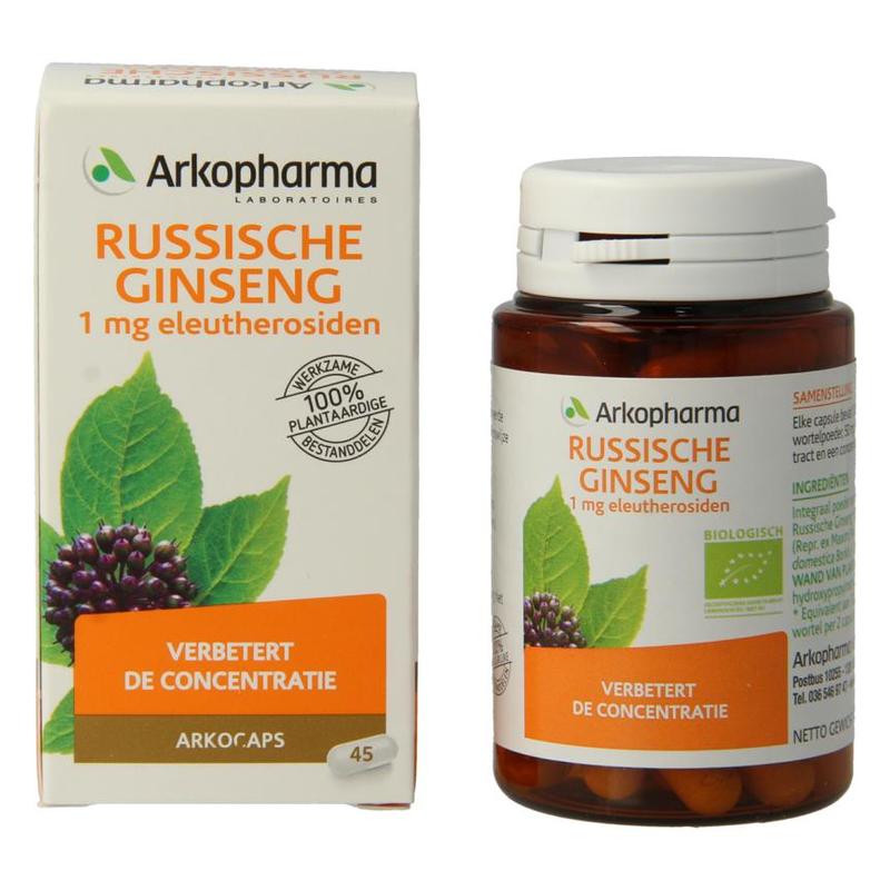 Arkocaps ARKOCAPS Russische Ginseng - 45cp