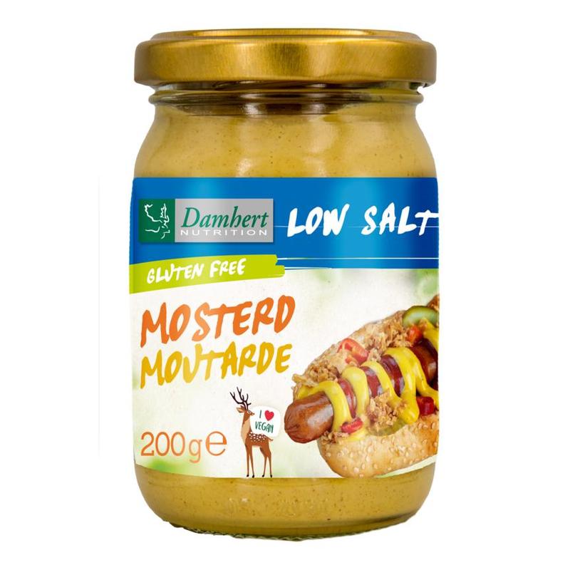 Damhert Damhert Low Salt Mosterd Gluten Free - 200gr