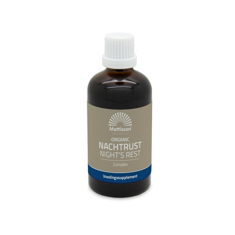 Mattisson Mattisson Org Nachtrust complex tinctuur - 100 ml - 100ml