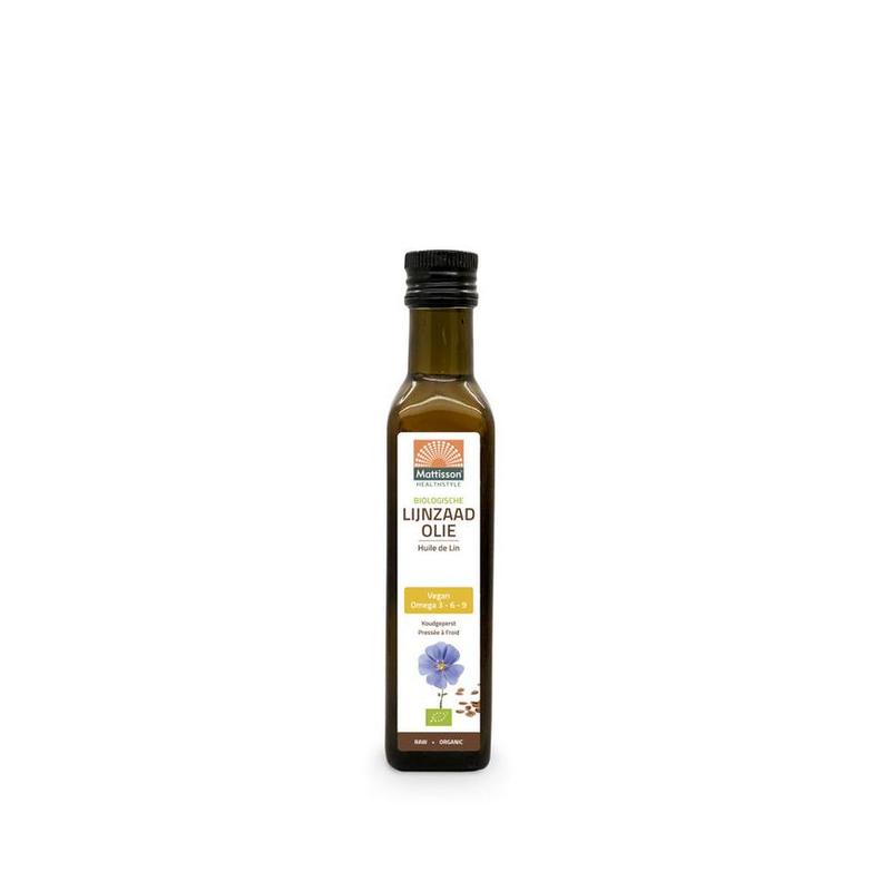 Mattisson Mattisson Bio Lijnzaad Olie Raw 250ml - 250ml