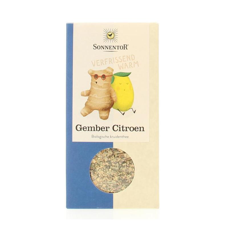 Sonnentor Sonnentor Gember & citroen kruiden thee los bio - 80gr
