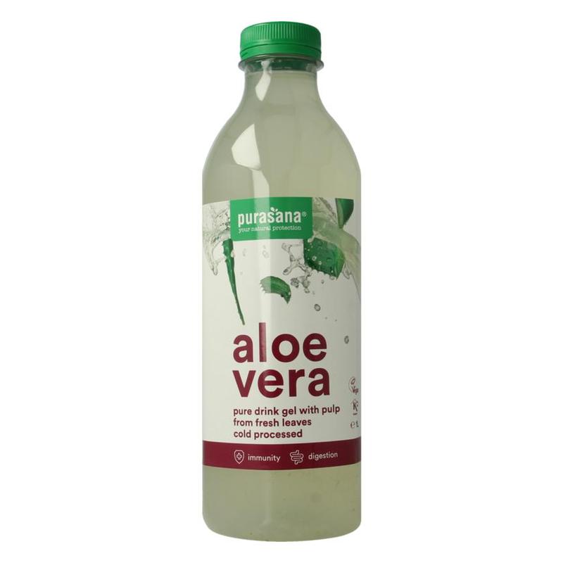 Purasana PURASANA Aloc vera drinkgel 1 liter (pulp) BIO - 1lt