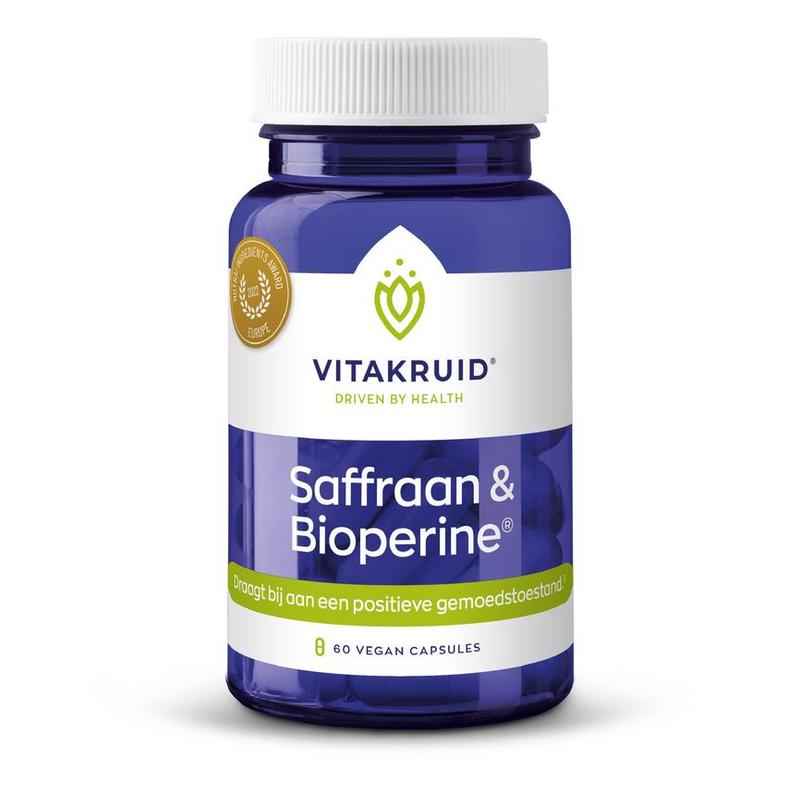 Vitakruid Vitakruid Saffraan 28mg (AffronÂ®) & Bioperine - 60vcp