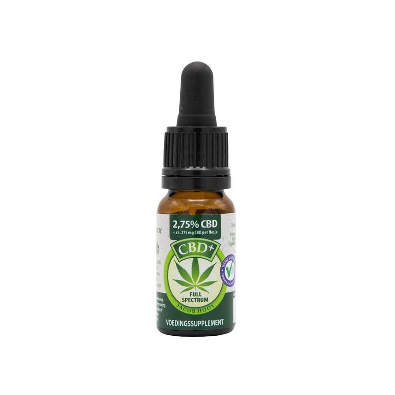 Jacob hooy Jacob Hooy CBD+ OLIE 2,75% 10ML - 10ml