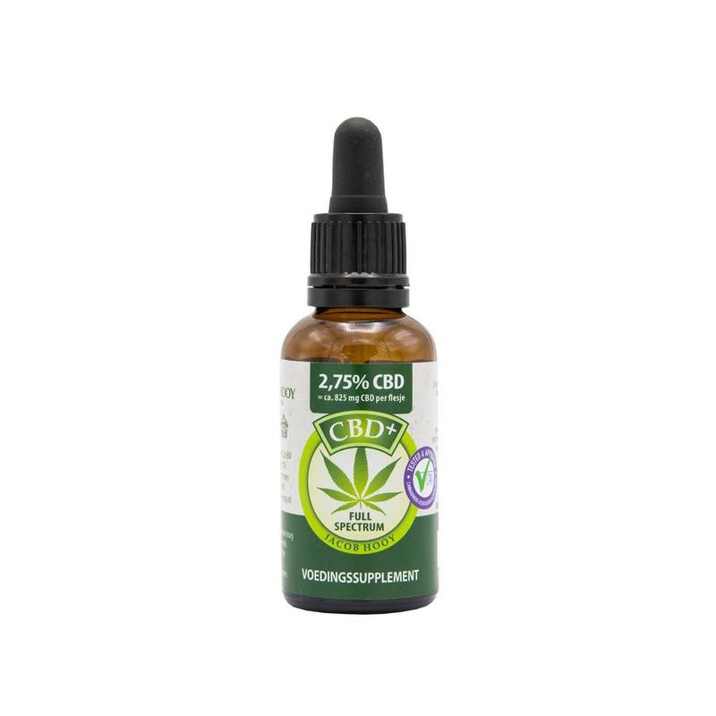 Jacob hooy Jacob Hooy CBD+ OLIE 2,75% 30ML - 30ml