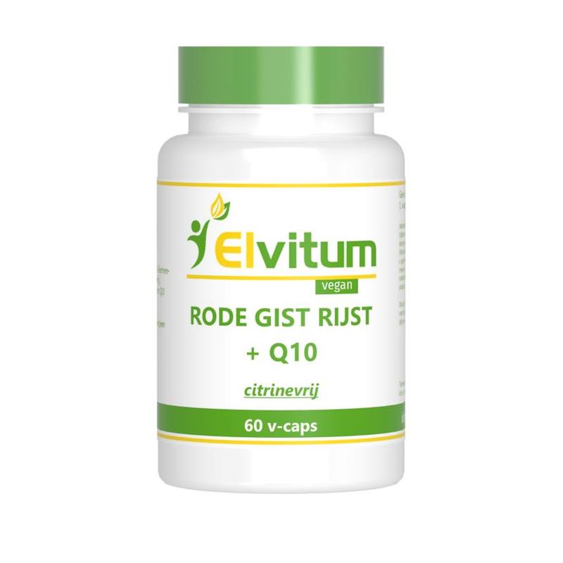 Elvitum Elvitum Rode Gist Rijst + Q10 - 60vcp