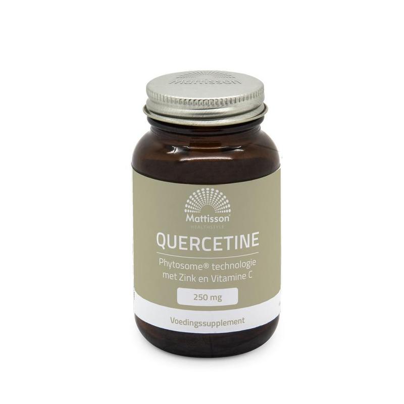 Mattisson Mattisson Quercetine 250mg met Zink en VitC 60cap - 60vcp