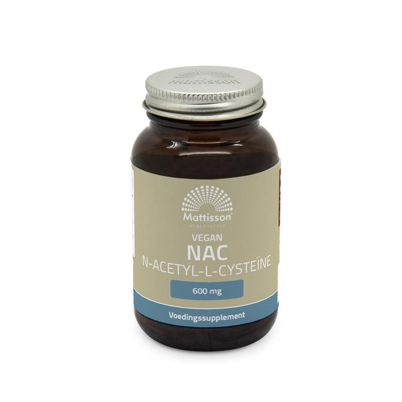 Mattisson Mattisson Veg NAC N-Acetyl-L-Cysteïne - 60 v-caps - 60vcp