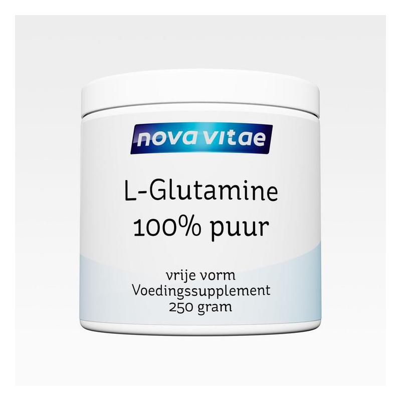 Nova vitae Nova Vitae L-Glutamine 100% puur - 250gr