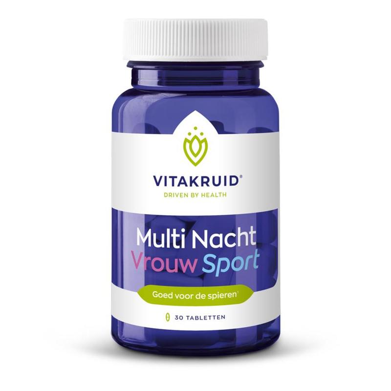 Vitakruid Vitakruid Multi Nacht Vrouw Sport 100% Vegan - 30tb