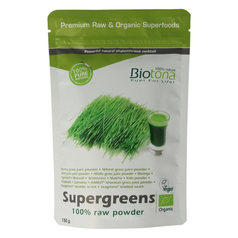 Biotona Biotona Supergreens raw powder - 150gr