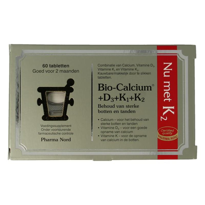 Pharma nord Pharma Nord Bio-Calcium +D3+K1+K2 60tabl - 60tb