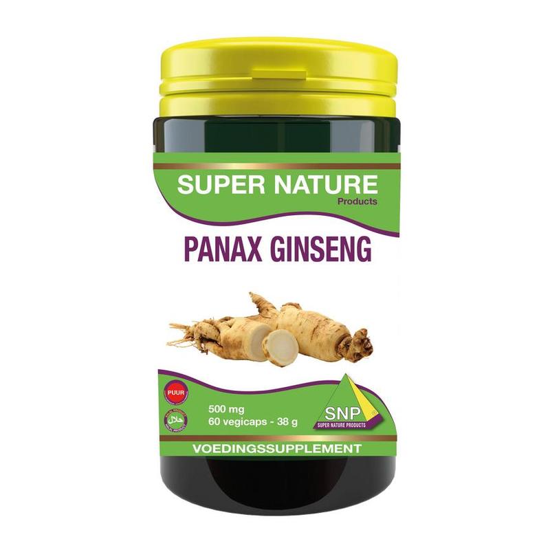 Snp SNP Panax ginseng 500 mg puur - 60vcp