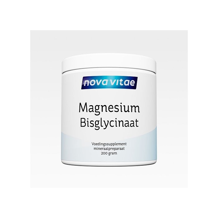 Nova vitae Nova Vitae Magnesium Bisglycinaat - 200gr