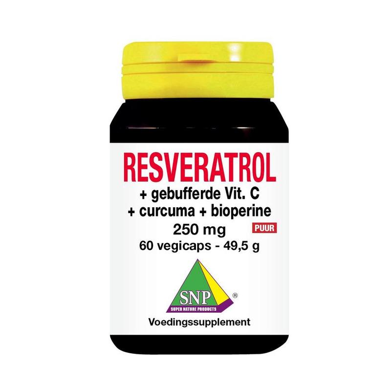 Snp SNP Resveratrol curcuma gebufferd vit C biop - 60vcp