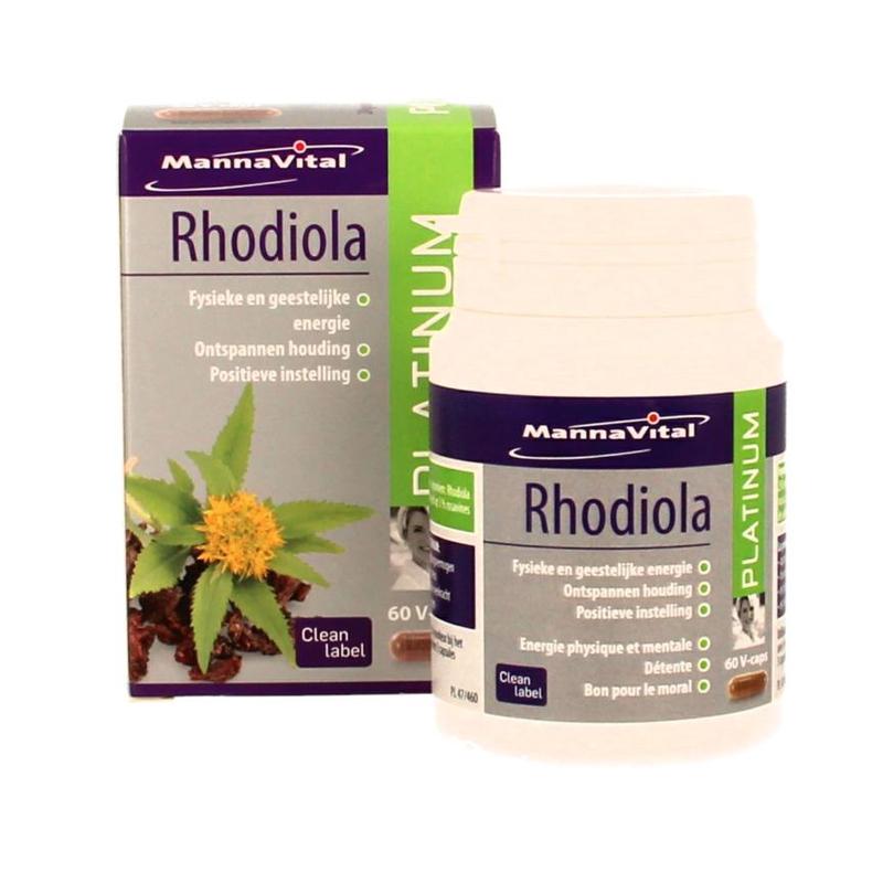 Mannavital Mannavital Rhodiola Platinum - 60vcp