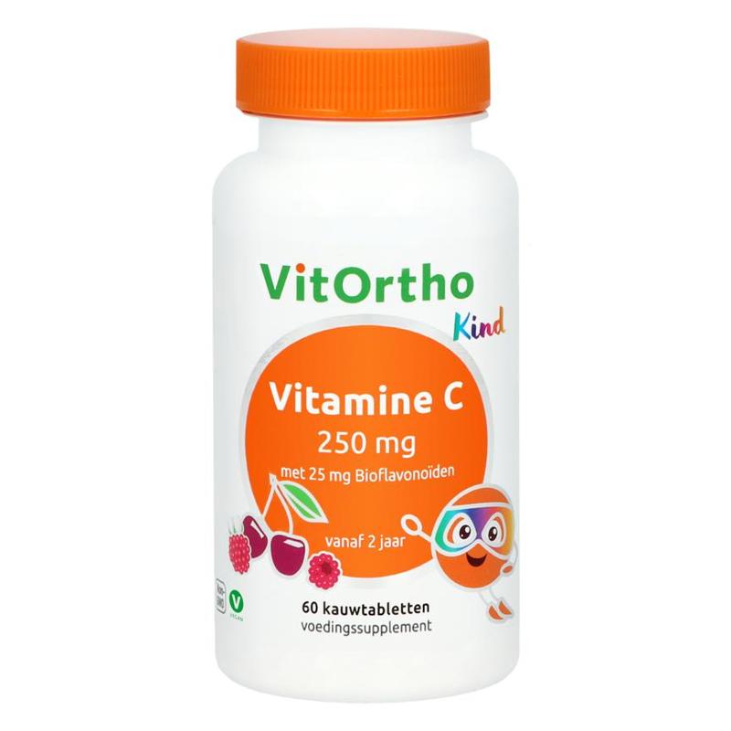 Vitortho VitOrtho Vitamine C 250 mg met 25 mg Bioflavonoï - 60ktb