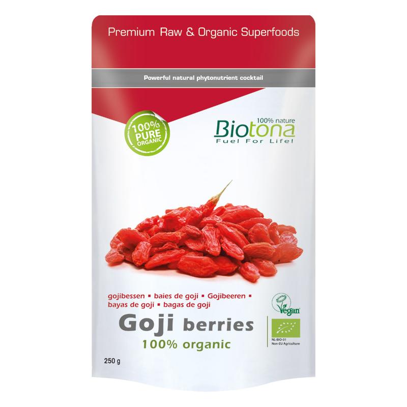Biotona Biotona Goji berries 250 g BIO - 250gr