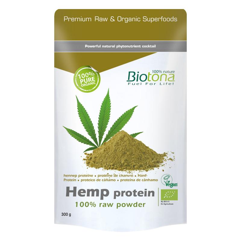 Biotona Biotona Hemp protein raw 300 g BIO - 300gr
