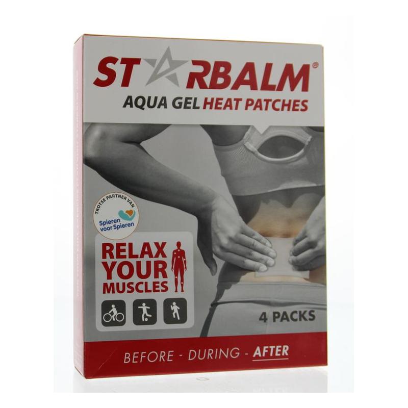 Starbalm STARBALM Aqua Gel Warmte Pleister - 4st