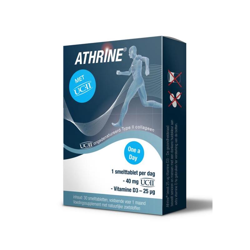 Athrine Athrine Smelttablet UC-ll +Vit.D - 30tb