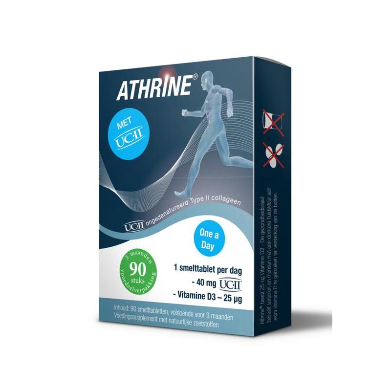 Athrine Athrine Smelttablet UC-ll +Vit.D - 90tb