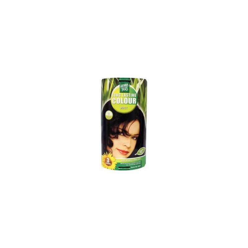 Hennaplus 1-2-3 HENNAPLUS 1-2-3 Long Lasting Colour Black 1 - 100ml