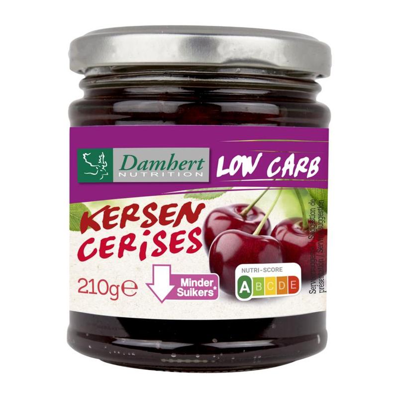 Damhert Damhert Low Carb Confituur Kersen - 210gr