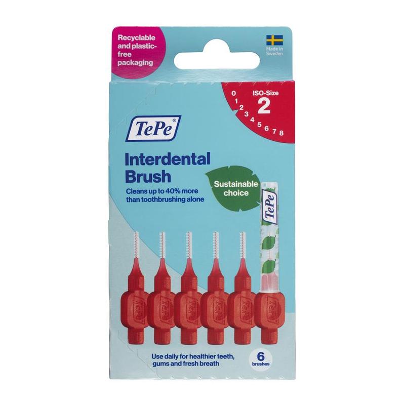 Tepe TePe Interdentale ragers Rood 0,5mm maat 2 - 6st