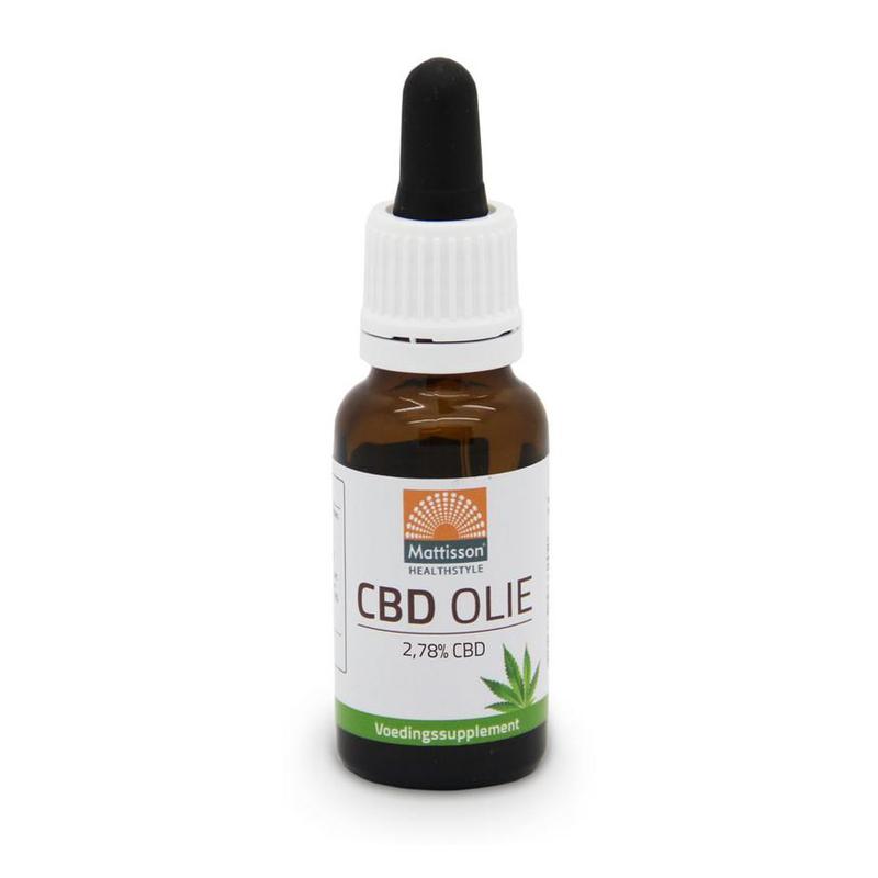 Mattisson Mattisson CBD Olie 2,78% 20ml - 20ml