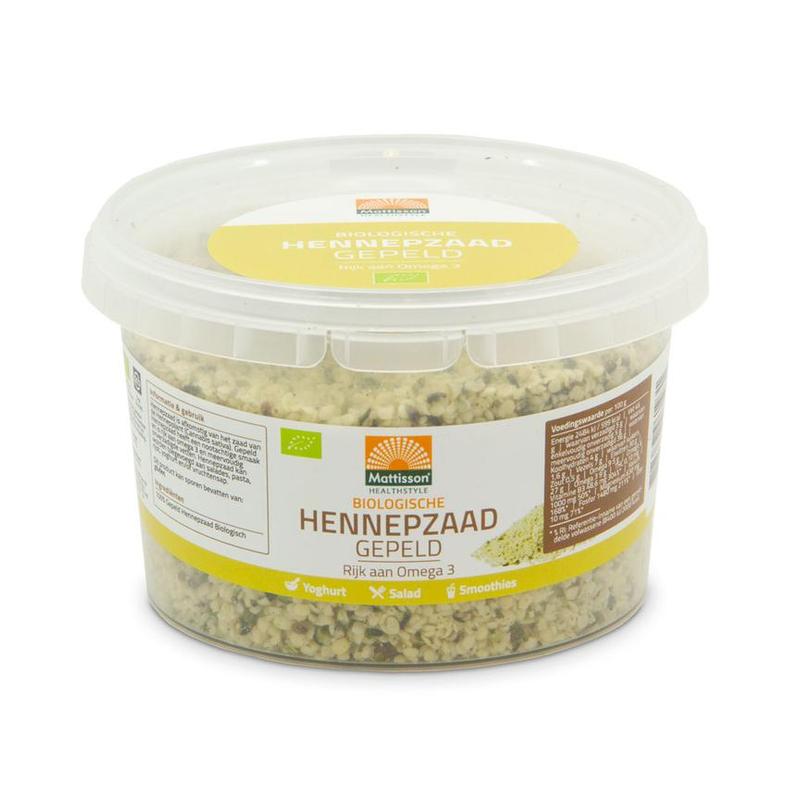Mattisson Mattisson BioHennepzaad Gepeld Raw 250g - 250gr