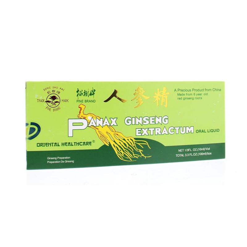Panax ginseng Panax Ginseng extractum 10x10 ml - 100ml