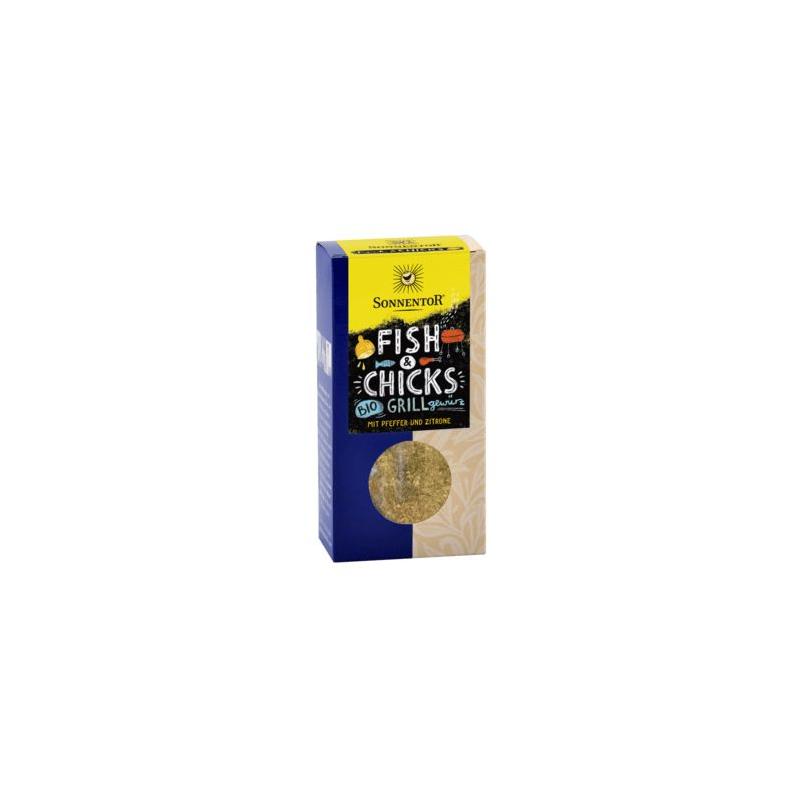 Sonnentor Sonnentor Fish & chicks bbq kruiden - 55gr