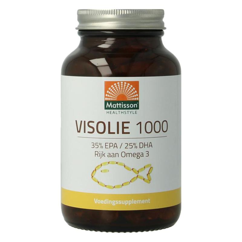 Mattisson Mattisson Omgea3 Visolie EPA 35%/DHA 25% 1g 90cap - 90cp