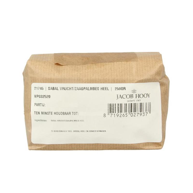 Jacob hooy jacob Hooy SABAL VRUCHT/ZAAGPALMBES HEEL - 250gr