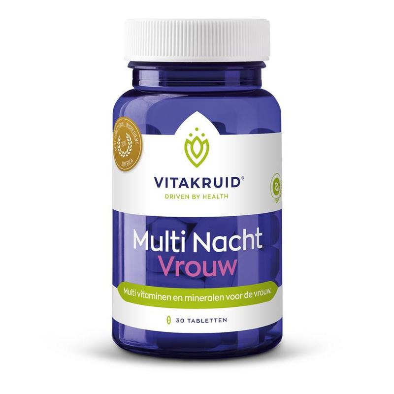 Vitakruid Vitakruid Multi Nacht Vrouw 100% Vegan - 30tb
