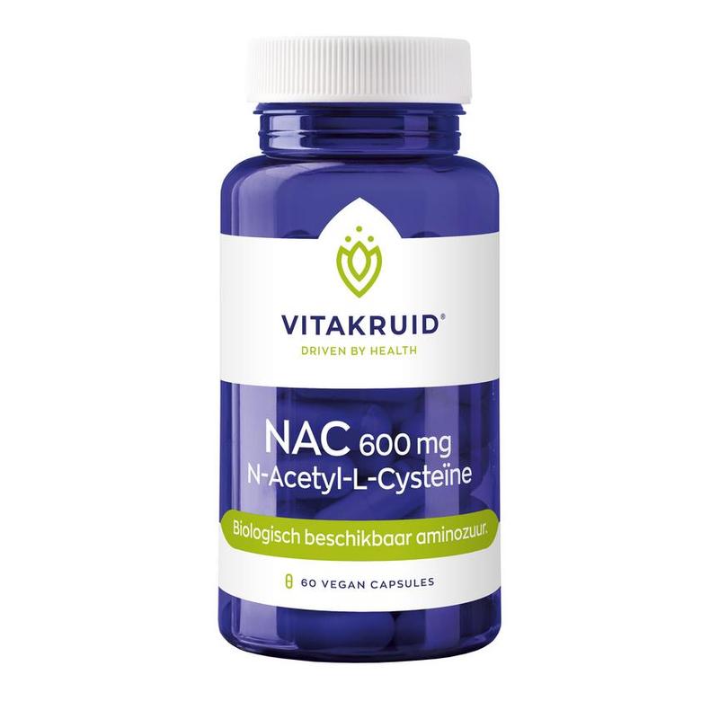 Vitakruid Vitakruid NAC 600 mg N-Acetyl-L-Cysteïne - 60vcp