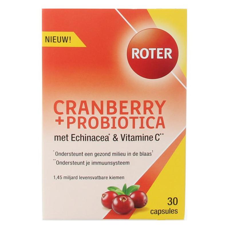 Roter Roter Cranberry + Probiotica - 30cp